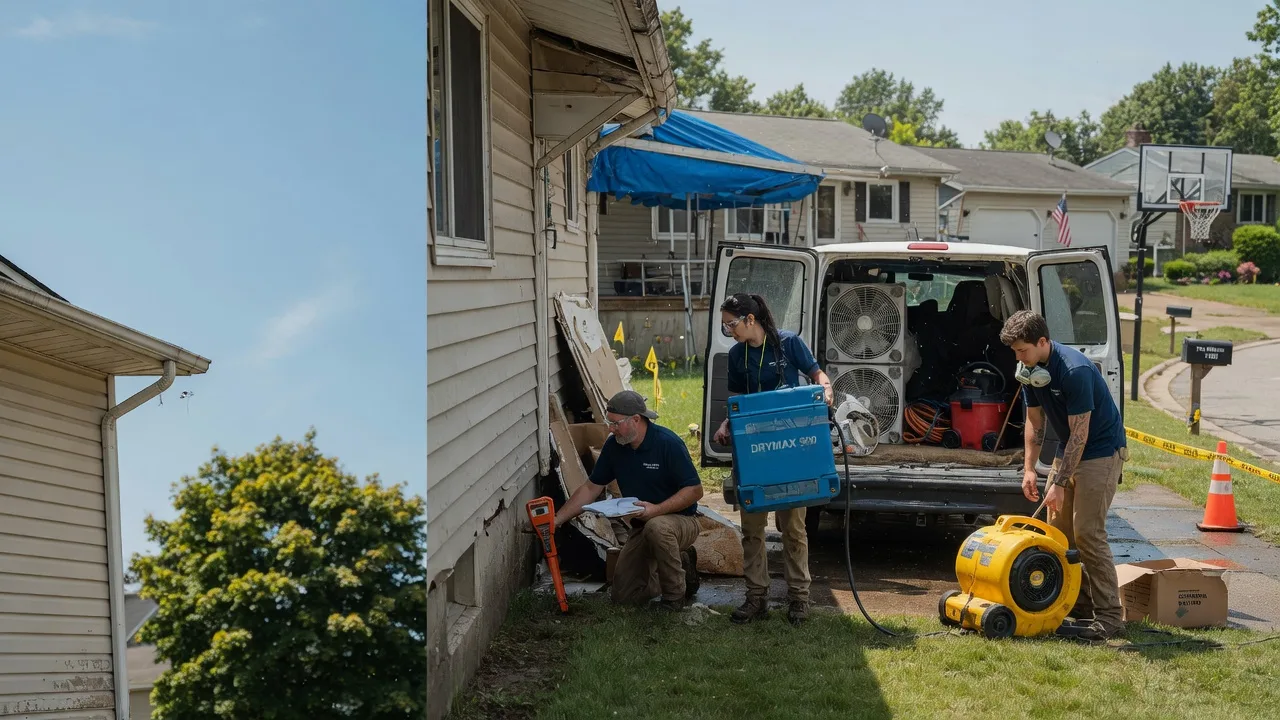 Ceiling Leak Cleanup in East Liverpool, OH near me
